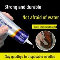 Special Waterproof Shoe Repair Glue for Sneakers, Basketball, and Leather Shoes - Flexible, Strong, and Durable.