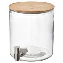 IKEA 365+ Ąsotis su čiaupu, Bambukas/Stiklas, 4L