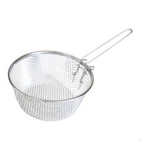 Deep Fry krepšelio sietelio krepšelis, skylučių dizaino stalo reikmenys, didelė talpa, nerūdijančio plieno keptuvė frying basket