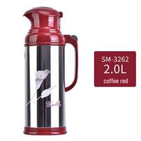 Qingshui 2L nerūdijančio plieno stiklinio įdėklo termosas gray