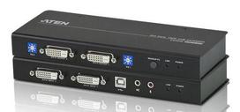 ATEN CE 604 Local and Remote Units - KVM-/Audio-/serieller Extender - USB - bis zu 60 m (CE604-AT-G)