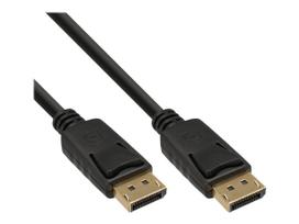 20er Bulk-Pack InLine® DisplayPort Kabel, 4K2K, schwarz, vergoldete Kontakte, 3m (B-17103P)