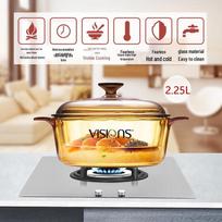 VISIONS Corning 2,25 l Visionware stiklinis troškintuvų indas
