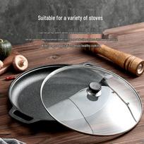 Cast Iron Pancake Griddle Pan with Lid