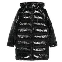 Pūkinė striukė moterims, Juoda, Burro quilted jacket