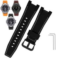 ONECanvas Odinis Laikrodžio Dirželis Casio GST-B100 S130 W300GL 400G W330 GST-W120L s120 W130L S100 Serijoms Vyriškas Modifikuotas Dirželis 26mmMN 26mm