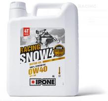 IPONE SNOW RACING 0W40 100% sintetinė 4T variklinė alyva sniego motociklams 4L (800183)