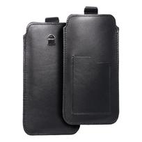 ROYAL - Universal leather belt pouch / black - Size 2XL+tall - compatible with SAMSUNG S21 ULTRA / HUAWEI P Smart 2021 / XIAOMI Redmi 12 / OPPO A98 5G