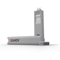 Lindy USB TYPE-C Port Blocker, 4-Pack/White, 40427