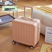 Mažas lengvas aliuminio rėmo rankinio bagažo lagaminas moterims - tvirtas, patvarus, su kombinuotu užraktu vežimėlis 18 inch Carry-on