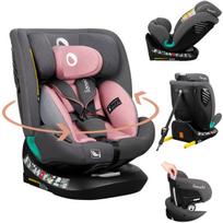 Pasukama automobilinė kėdutė Lionelo Bastiaan One i-Size Pink Rose, ISOFIX, 0-36 kg, 40–150 cm, rožinė