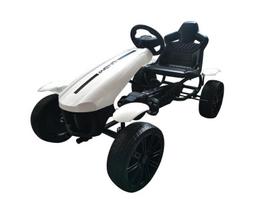 Vienvietis minamas kartingas RGoKart, baltas
