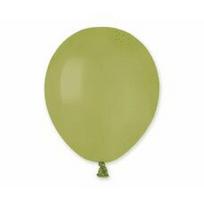 Pasteliniai balionai Olive Green, A50, 13 cm, 100 vnt.