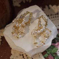 Circle Fashion Natūralūs gėlavandenių perlų auskarai Madingas nišinis dizaino pojūtis Lengvos prabangos auskarai-studukai Auskarai Moteriški auskarai Sidabrinės adatos silver needle zircon inlay
