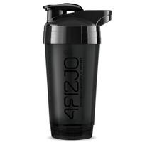 Shakeris plaktuvė 4FIZJO ULTRA 700 ml juodas - proteino plaktuvė, shakeris papildams, sporto gertuvė