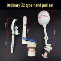 CHENDU Old-Style Squat Toilet High Water Tank Pull-Chain Sanitary Ware