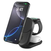 UltraCharge 25W Qi2 3in1 magnetinis įkroviklis, juodas