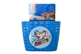 Plastikinis dviračio krepšelis Paw Patrol, mėlynas, Blauw