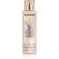 Playboy Your Skin kūno purškiklis su blizgučiais moterims 250 ml