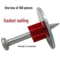Didelio stiprio plieniniai vinys su milteliniu aktyvatorium betonavimui su poveržlėmis 22MM Nail Gun, 100 pcs/box
