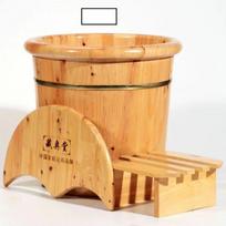 Jiemengzhe Cedar Wood Foot Spa & Steaming Tub