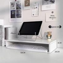 Desktop Laptop Riser with Drawer: Dorm Essentials & Book Storage