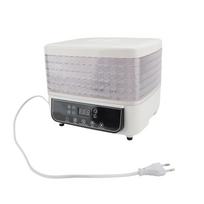 Food Dehydrator 160W 5 Trays LED Screen Dehydrated Dryer with Timer for Jerky Dog Treats Meat Fruit L