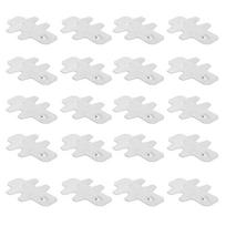 20Pcs Stainless Steel Rabbit Cage Door Hook Card Accessory Cage Hardware Breeding Equipment