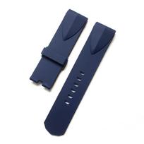 22mm 24mm juodos mėlynos silikoninės guminės laikrodžių apyrankės, skirtos Corum ADMIRAL'S CUP Wacth dirželio riešo apyrankė be sagties 22mm