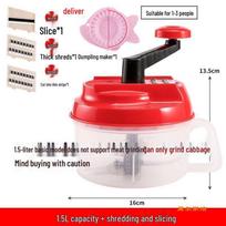 Hand-Cranked Meat & Vegetable Grinder for Kitchen Use