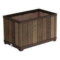 Iš plastiko vazonas su savaiminio laistymo funkcija Deco Rectangle – Keter