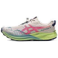 Asics Fuji Lite 4 Žemi Bėgimo Bateliai Moteriški Sportbačiai Balti Rožiniai 1012B514-200 36