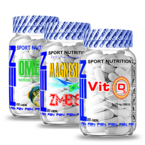 FEN Omega 3+ FEN Vit D + FEN ZMB6, 3 x 120 kaps, (Vitaminų, mineralų rinkinys)