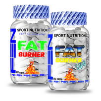 FEN Fat Burner + FEN Lipo Burner 2 x 120 kaps, (Riebalų degintojų rinkinys)