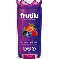 Frutilu becukris gėrimas miško uogų skonio