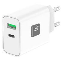 Techly IPW-USB-30WACG mobile device charger Universal White AC Fast charging Indoor 621901