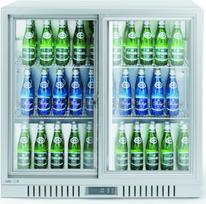 Arktic Baro šaldytuvas su 2 stumdomomis durimis LED 150 l 160 W 90x52x84 cm - sidabrinis