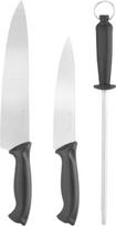 Hendi 18 cm ir 24 cm virėjo peilių rinkinys su galąstuvu