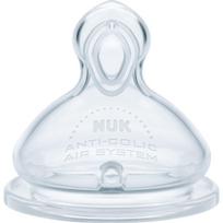 NUK First Choice Teat M kūdikių buteliuko čiulptukas 3m+ 2 vnt.