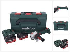 Akumuliatorinis kampinis šlifuoklis Metabo WB 18 LT BL 11-125 18 V 125 mm su akumuliatoriumi ir krovikliu