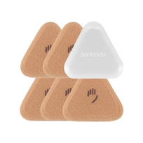 P5 Triangle Fit Puff Set Makiažo kempinėlių rinkinys su dėklu