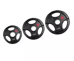 Olimpinis gumuotas svoris Prove 51mm 2,5kg (su nerūdijančio plieno įvore)
