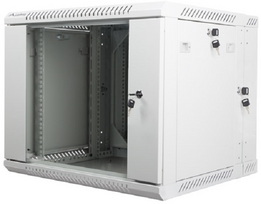 įrengimo Spinta Dviejų Sekcijų 19'' 9u 600x600mm Pilka