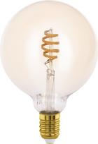 Eglo - E27 G125 Spiral Amber Smart Bulb - Zigbee & Bluetooth