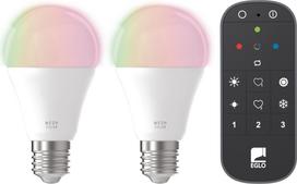 Eglo - Set of 2x E27 A60 Smart Bulbs - RGB + TW - Zigbee & Bluetooth