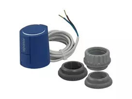 Solenoidinė pavara Uponor, Retrofit 24V NC, 1W, su 3 adapteriais
