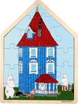 Moomin - Puzzle 19 Pcs Wooden Framed Puzzle House (800075)
