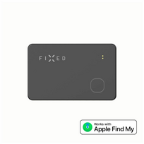 Išmanusis daiktų ieškiklis FIXED Tag Card with Find My support, juodas