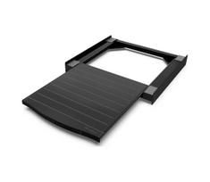 Meliconi 656136 – tarpinė, skirta skalbimo mašinai ir džiovyklei, su ištraukiamu stalčiumi, 60 cm, juoda