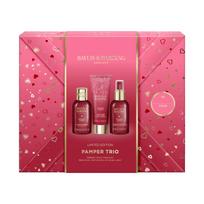 BAYLIS & HARDING PAMPER TRIO MIDNIGHT CHERRY kosmetikos rinkinys